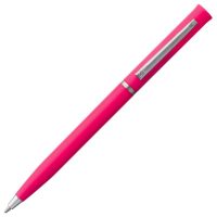 Ручка шариковая Euro Chrome, розовая, изображение 3