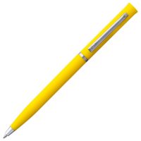 Ручка шариковая Euro Chrome, желтая, изображение 3