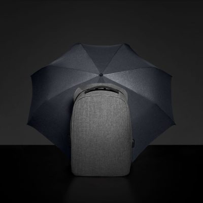 Складной зонт rainVestment, темно-синий меланж, изображение 5