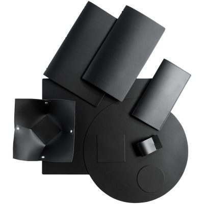Сервировочная салфетка Satiness, круглая, черная, изображение 3