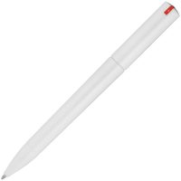 Ручка шариковая Split White Neon, белая с красным, изображение 4