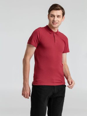 Рубашка поло Essentials Base, красная, изображение 5