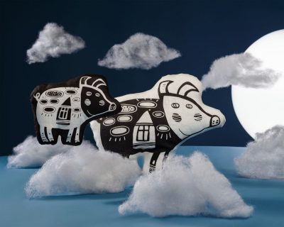 Игрушка «Свинка, витающая в облаках», белая, изображение 8