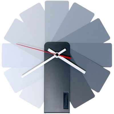 Часы настенные Transformer Clock. Black & Monochrome, изображение 1