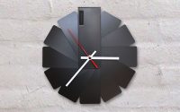 Часы настенные Transformer Clock. Black & Black, изображение 6