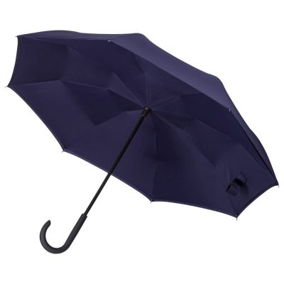 Зонт наоборот Unit Style, трость, темно-фиолетовый, изображение 2