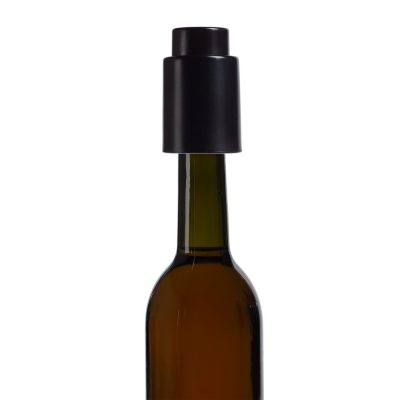 Пробка для бутылки Wine Keeper, вакуумная, черная, изображение 4