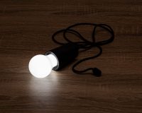 Лампа портативная Lumin, черная, изображение 4