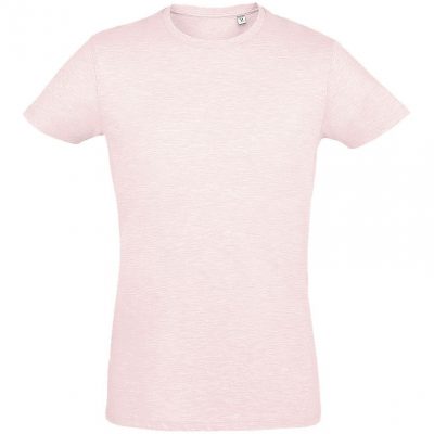 Футболка мужская приталенная Regent Fit 150, розовый меланж, изображение 1