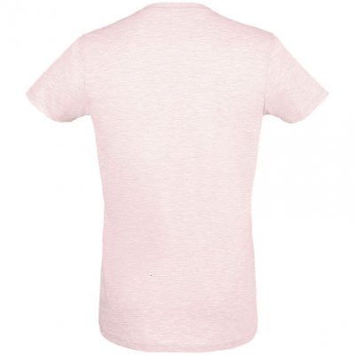 Футболка мужская приталенная Regent Fit 150, розовый меланж, изображение 2