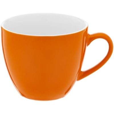 Кружка кофейная Refined, оранжевая, изображение 1