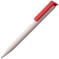 Ручка шариковая Senator Super Hit, белая с красным, изображение 1