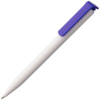 Ручка шариковая Senator Super Hit, белая с темно-синим, изображение 1