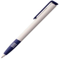 Ручка шариковая Senator Super Soft, белая с синим, изображение 2