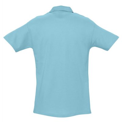 Рубашка поло мужская Spring 210, бирюзовая, изображение 2