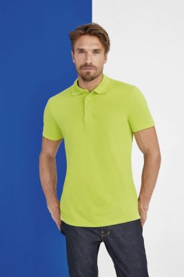 Рубашка поло мужская Spring 210, желтая, изображение 5