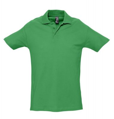 Рубашка поло мужская Spring 210, ярко-зеленая, изображение 1