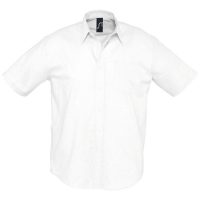 Рубашка мужская с коротким рукавом Brisbane, белая, изображение 1