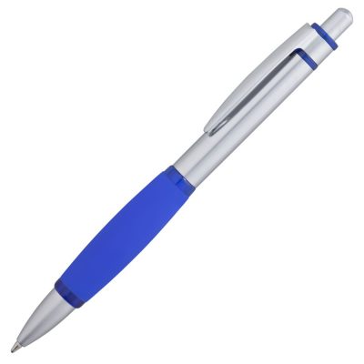 Ручка шариковая Boomer, с синими элементами, изображение 1