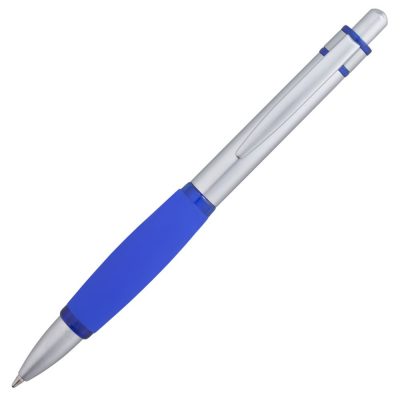 Ручка шариковая Boomer, с синими элементами, изображение 3