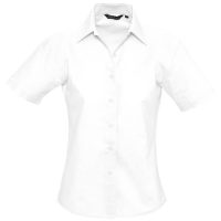 Рубашка женская с коротким рукавом Elite, белая, изображение 1