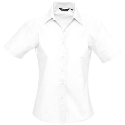 Рубашка женская с коротким рукавом Elite, белая, изображение 1