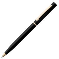 Ручка шариковая Euro Gold, черная, изображение 1