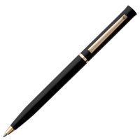 Ручка шариковая Euro Gold, черная, изображение 3
