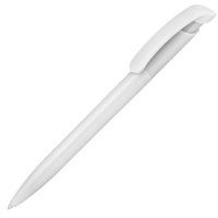 Ручка шариковая Clear Solid, белая, изображение 1