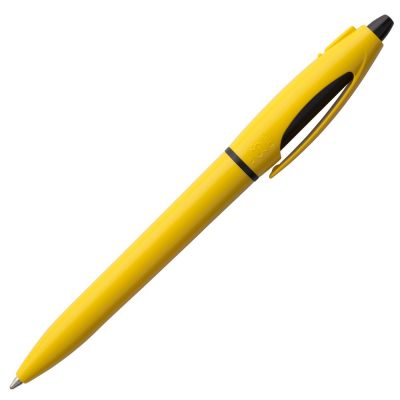 Ручка шариковая S! (Си), желтая, изображение 4