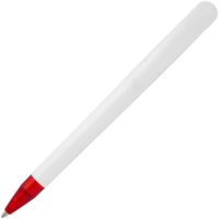 Ручка шариковая Beo Sport, белая с красным, изображение 3