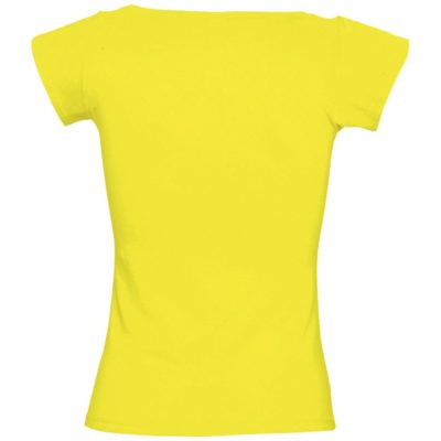 Футболка женская Melrose 150 с глубоким вырезом, лимонно-желтая, изображение 2