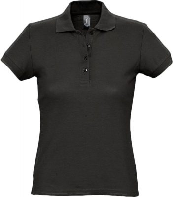 Рубашка поло женская Passion 170, черная, изображение 1