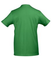 Футболка мужская с контрастной отделкой Madison 170, ярко-зеленый/белый, изображение 2