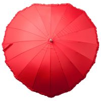 Зонт-трость «Сердце», красный, изображение 1