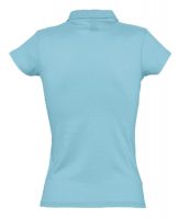 Рубашка поло женская Prescott Women 170, бирюзовая, изображение 2