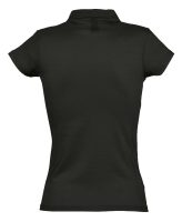 Рубашка поло женская Prescott Women 170, черная, изображение 2