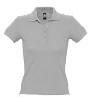 Рубашка поло женская People 210, серый меланж, изображение 1