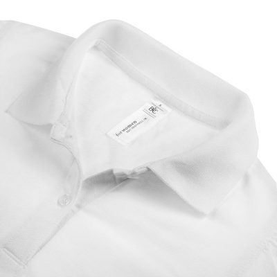 Рубашка поло женская Heavymill белая, изображение 3