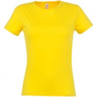 Футболка женская Miss 150, желтая, изображение 1