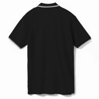 Рубашка поло мужская с контрастной отделкой Practice 270 черная, изображение 2