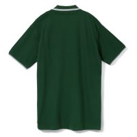 Рубашка поло мужская с контрастной отделкой Practice 270, зеленый/белый, изображение 2