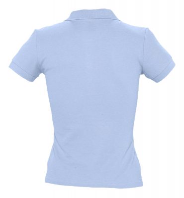 Рубашка поло женская People 210, голубая, изображение 2