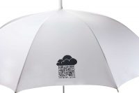 Зонт-трость Unit Promo, белый, изображение 4