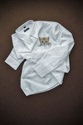 Рубашка мужская с длинным рукавом Bel Air, белая, изображение 7