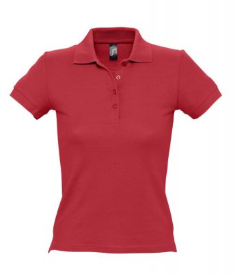 Рубашка поло женская People 210, красная, изображение 1