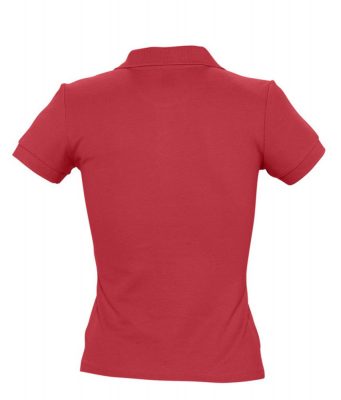 Рубашка поло женская People 210, красная, изображение 2