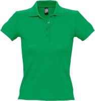Рубашка поло женская People 210, ярко-зеленая, изображение 1