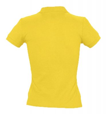 Рубашка поло женская People 210, желтая, изображение 2