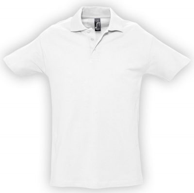 Рубашка поло мужская Spring 210, белая, изображение 1